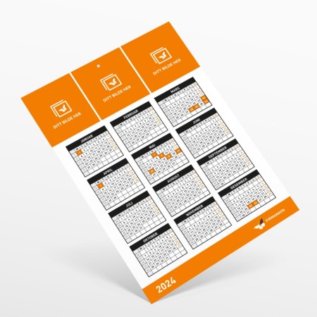 Produktbilde Veggkalender (A3) 1-sidig, 510140