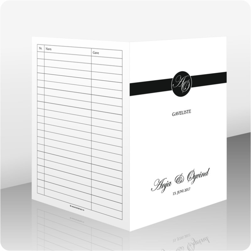 Gaveliste bryllup