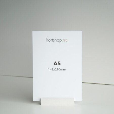 Produktbilde Bordplakatholder hvit, 10 cm, 10006s