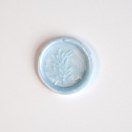 Produktbilde Vokspinner, Himmelblå perle, 1008a0