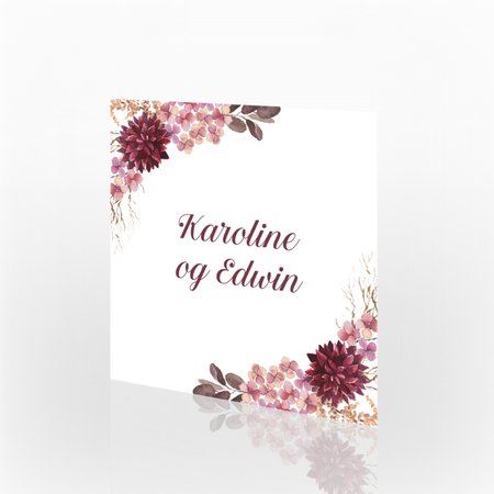 Produktbilde Talekort bryllup, 11244r