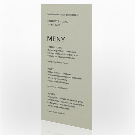 Produktbilde Meny, 112704
