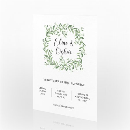 Produktbilde Invitasjon bryllup, 112861