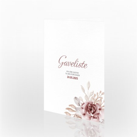 Produktbilde Gaveliste bryllup, 11326a