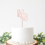Kaketopp med ditt monogram, 11366k