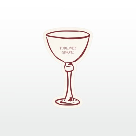 Produktbilde Bordkort bryllup, drinkglass, 113692