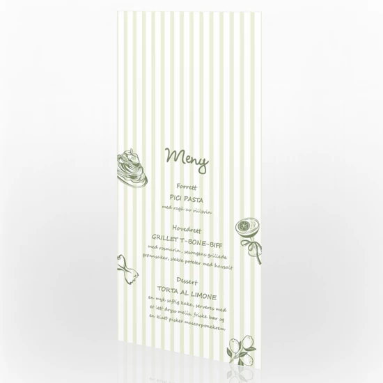 Produktbilde Meny bryllup, 113804