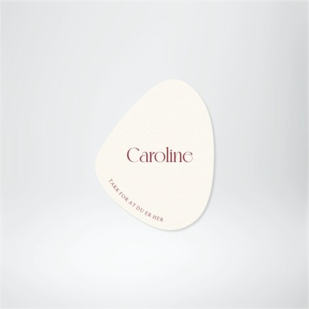 Produktbilde Bordkort bryllup, organisk form, 113832