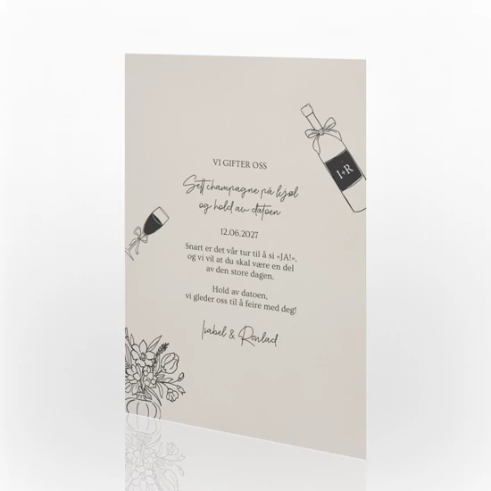 Produktbilde Save the date, 11386d