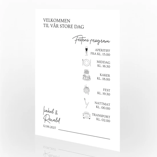 Produktbilde Velkomstplakater, 11386x