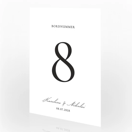 Produktbilde Bordnummer i papir, 11387b