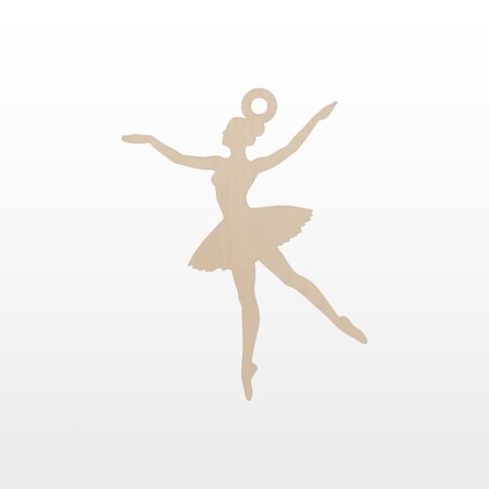 Produktbilde Dekor til kort, ballerina, 20021h