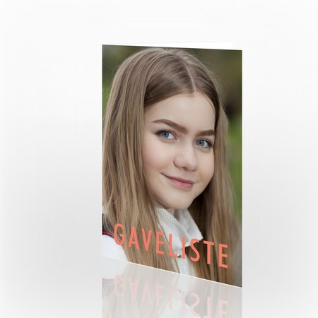 Produktbilde Gaveliste konfirmasjon, 20304a