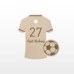 Dekor til kort, fotballdrakt, 20331h