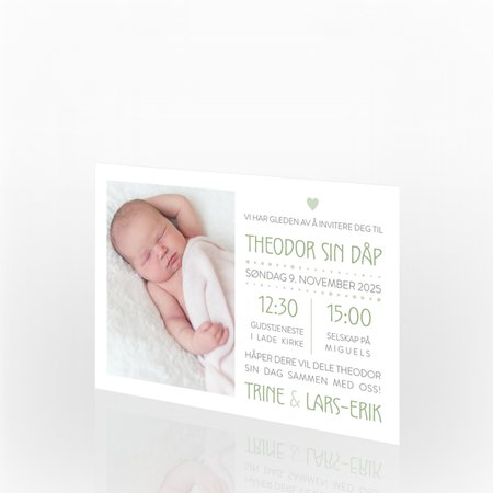 Produktbilde Invitasjon baby, 302281