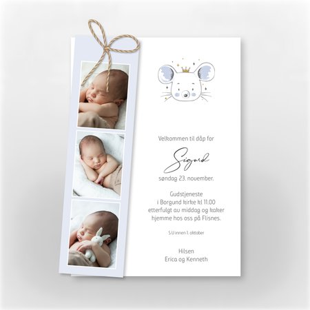 Produktbilde Invitasjon baby, 303241