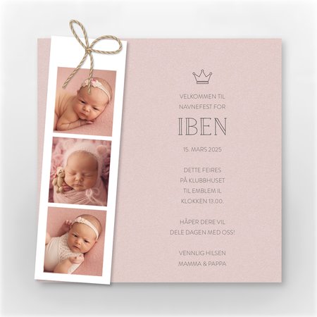 Produktbilde Invitasjon baby, 303261