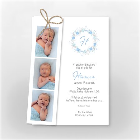 Produktbilde Invitasjon baby, 303281