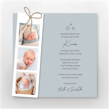 Produktbilde Invitasjon baby, 303301