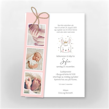 Produktbilde Invitasjon baby, 303441