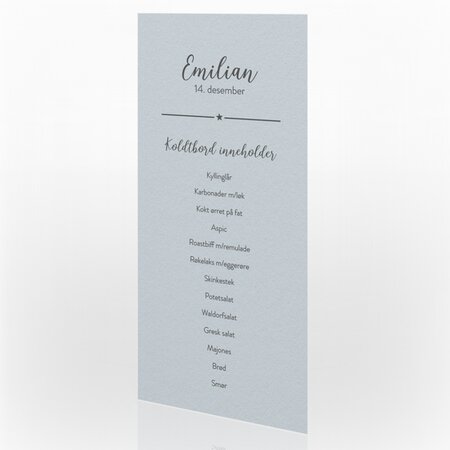 Produktbilde Meny baby, 304354