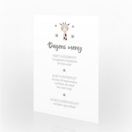 Produktbilde Meny baby, 304414