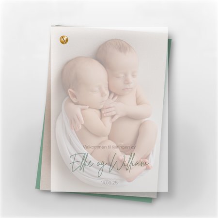 Produktbilde Invitasjon baby, 304431