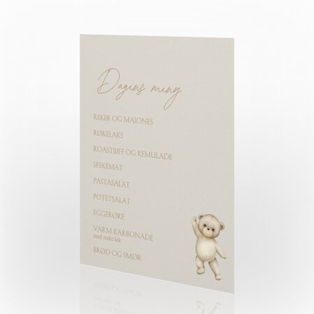 Produktbilde Meny baby, 304504