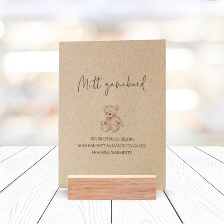 Produktbilde Bordplakat - gavebord, 30451q