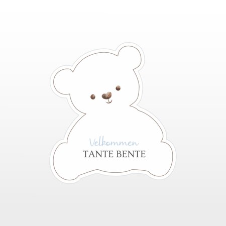 Produktbilde Bordkort baby, Bamse, 304532