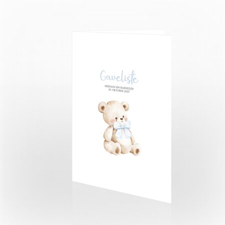 Produktbilde Gaveliste baby, 30453a