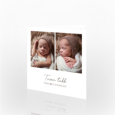 Produktbilde Takkekort baby, 304546