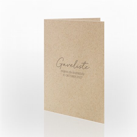 Produktbilde Gaveliste baby, 30454a