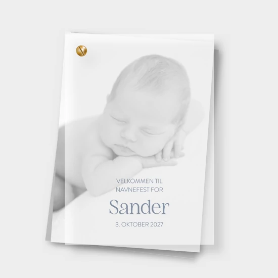 Produktbilde Navnefest- og dåpsinvitasjon, 304571