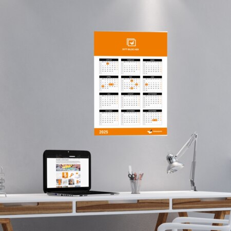 Produktbilde Veggkalender (m/u opphengslist), 510130