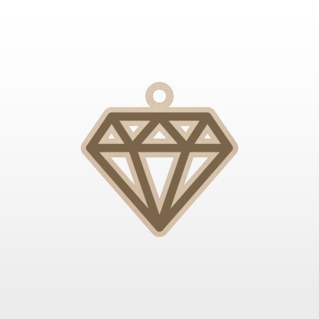 Produktbilde Dekor til kort, diamant, a0020h