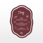 Meny, organisk bølge, a02064