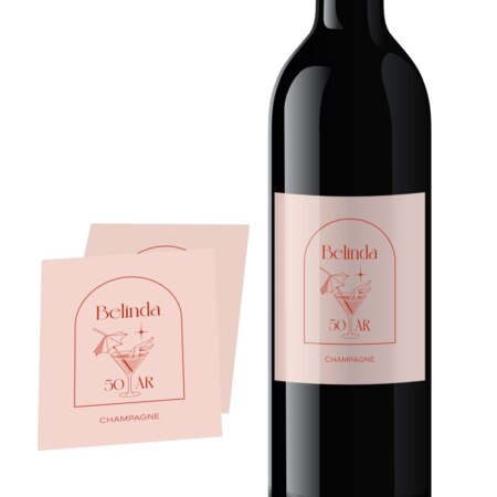 Produktbilde Flaskeetikett, a0295f