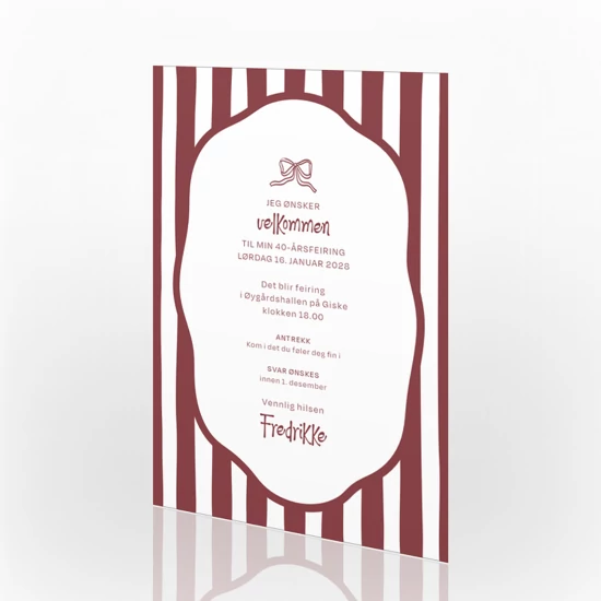 Produktbilde Invitasjon fest, a02961