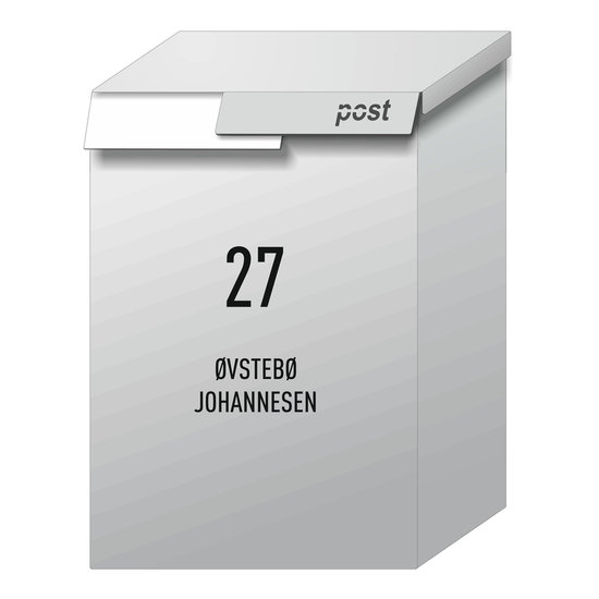 Postkassemerking, c00007, hovedbilde nr. 1