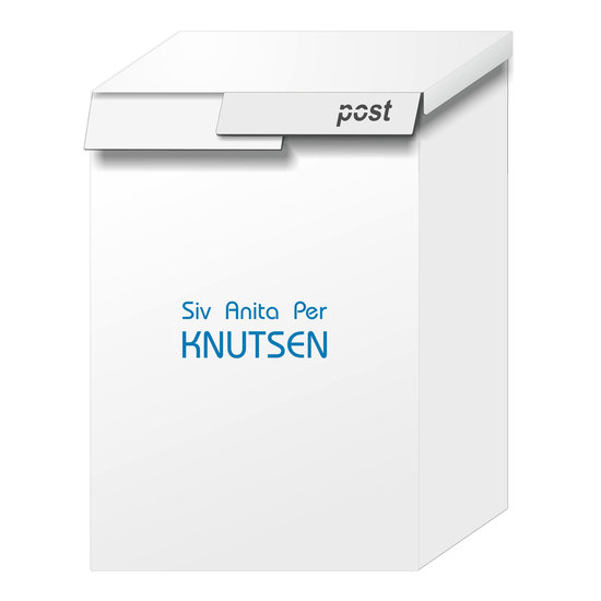 Postkassemerking, c00740, hovedbilde nr. 1