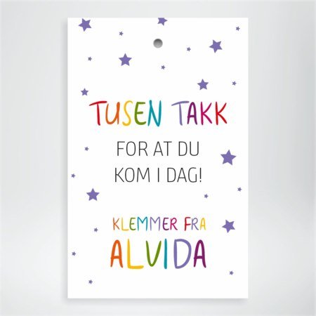 Produktbilde Små kort med hull, x12070
